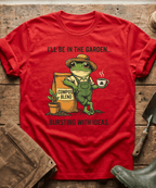 Bursting With Ideas Frog Gardener T-Shirt