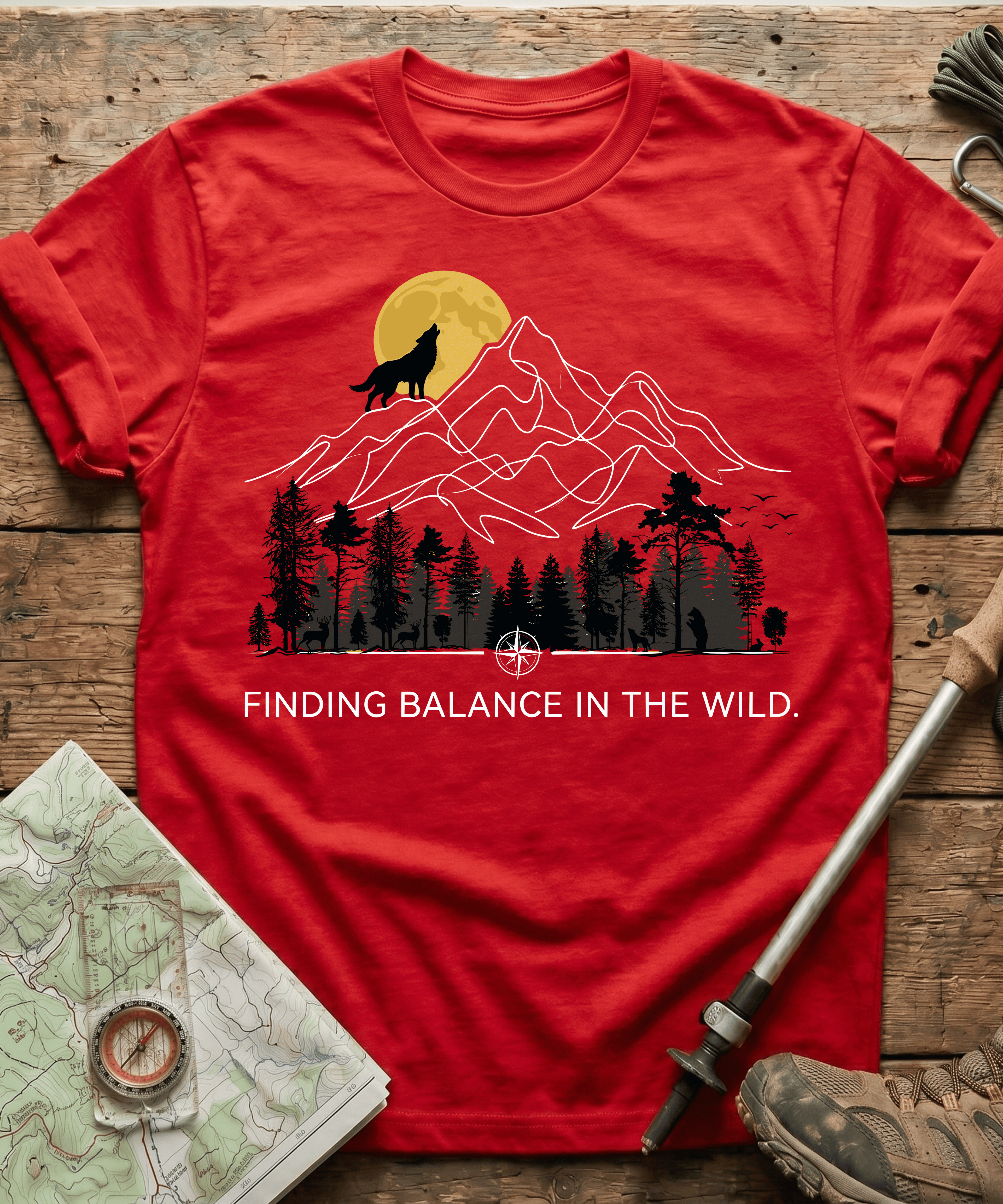 Finding Balance In The Wild T-shirt