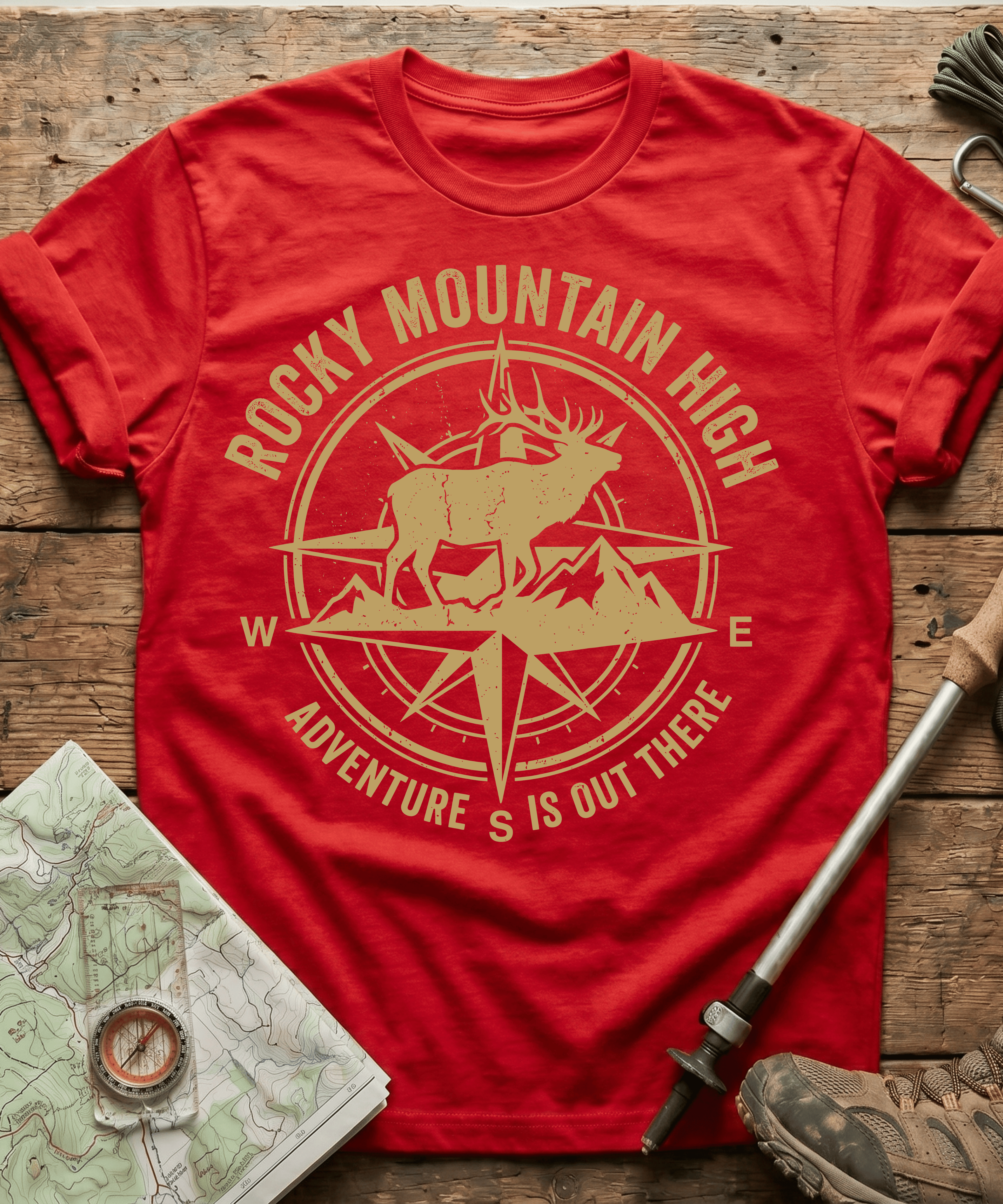 Rocky Mountain High Adventure Is Out There T-shirt