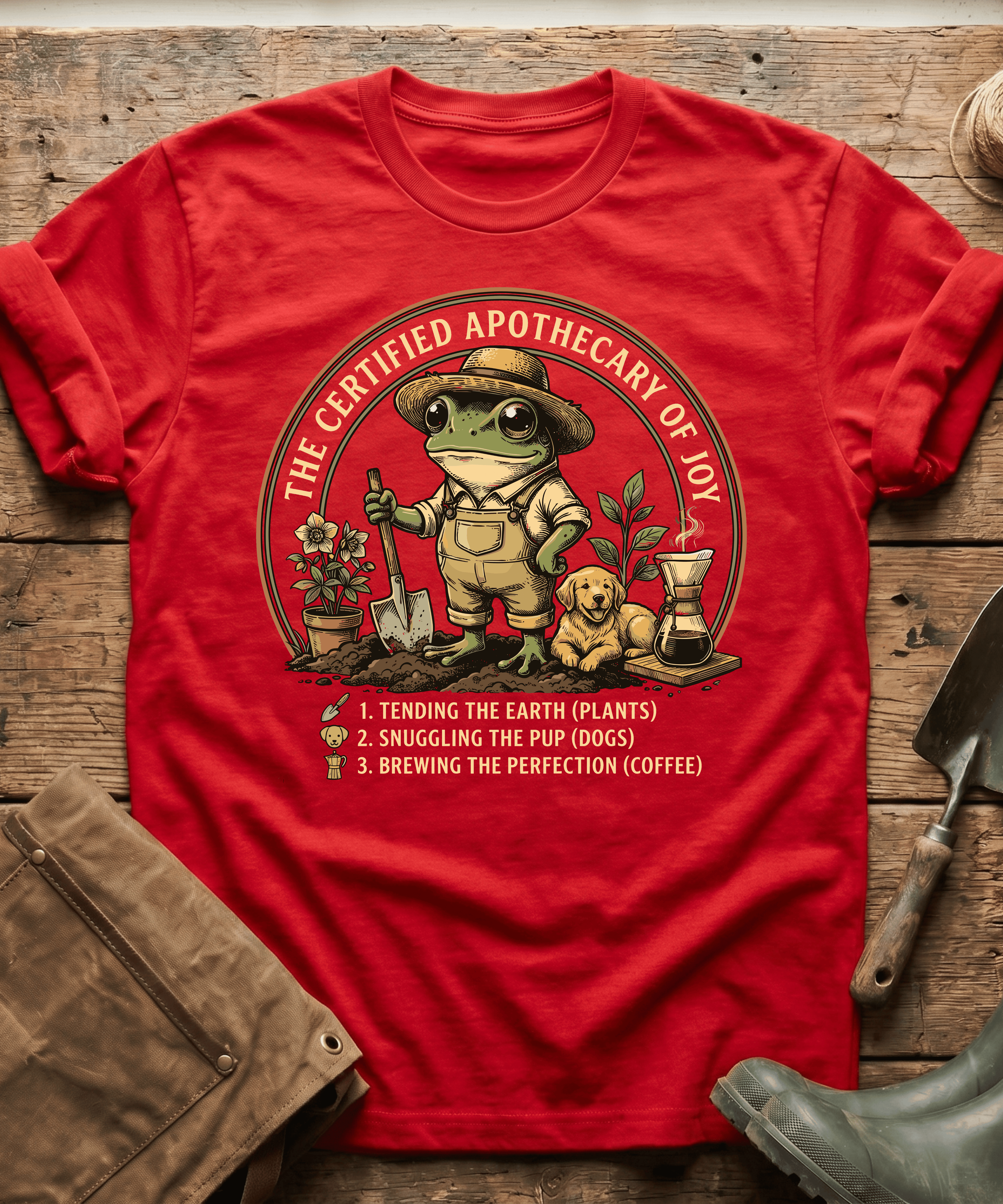 Certified Apothecary of Joy Frog T-Shirt
