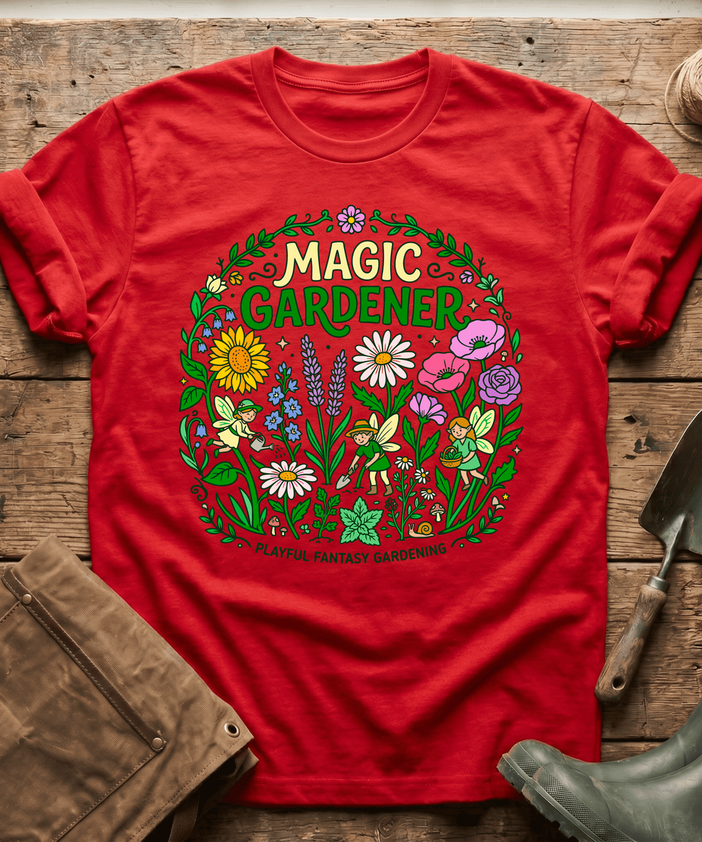 Magic Gardener Playful Fantasy Gardening T-Shirt