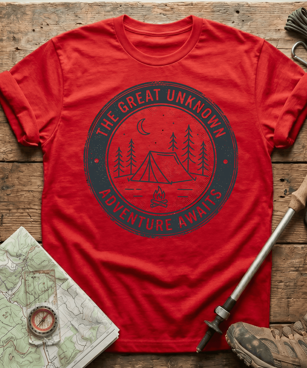 The Great Unknown Adventure Awaits T-shirt