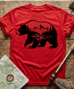 Minimalist Mountain Bear T-Shirt