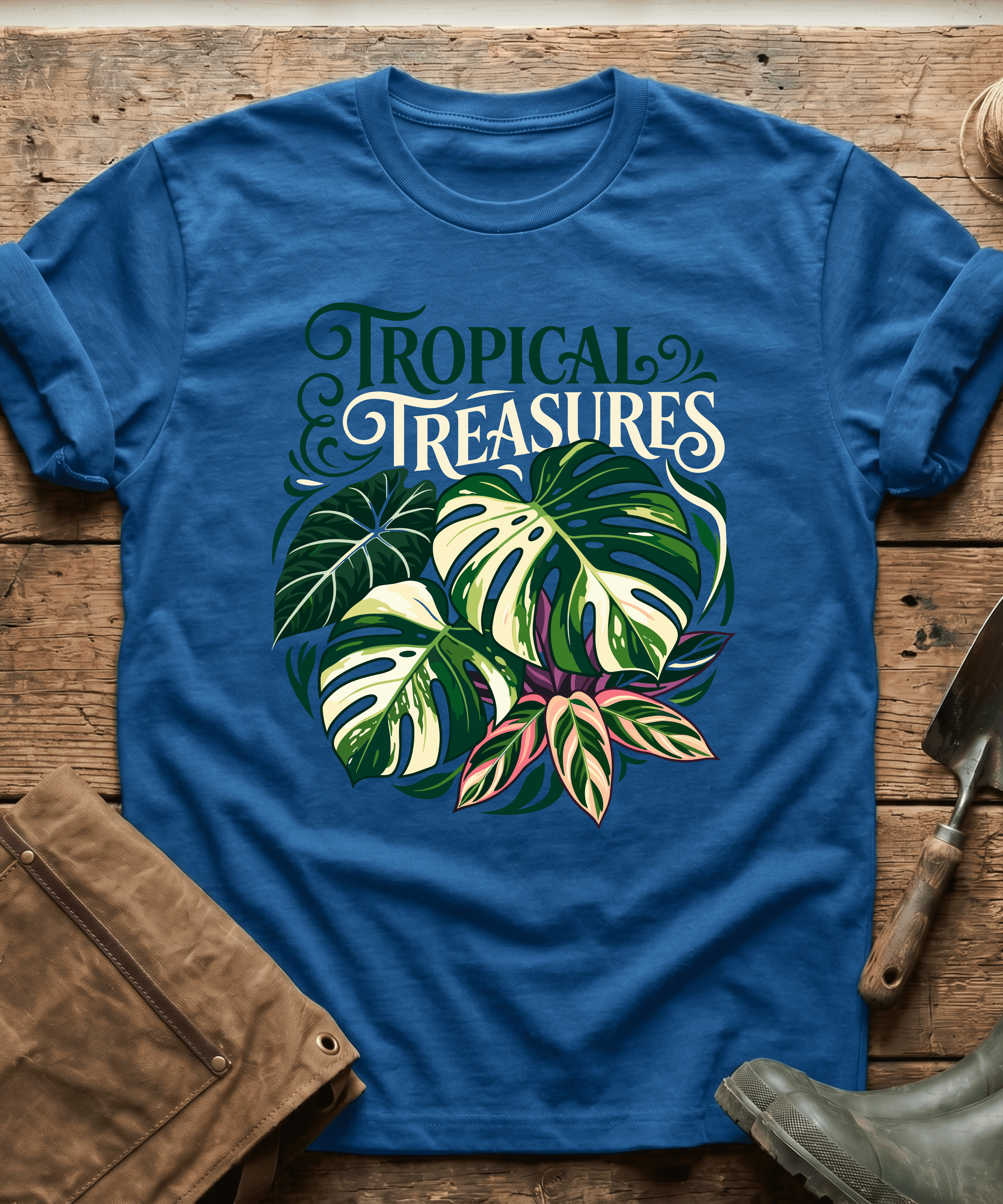 Tropical Treasures Botanical Monstera T-Shirt