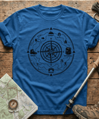 Explorer Compass Blueprint T-Shirt