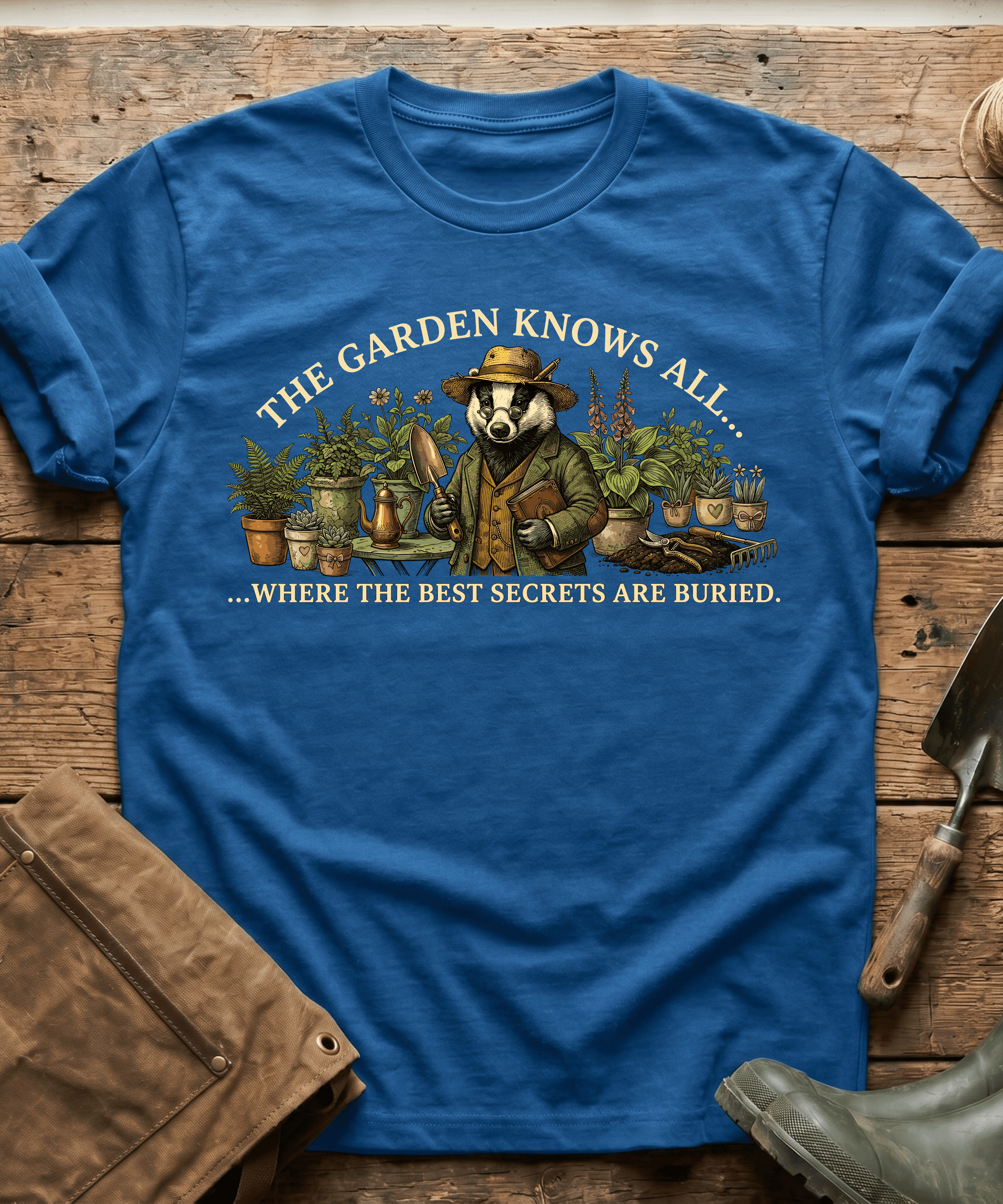 The Garden Knows All Badger T-Shirt