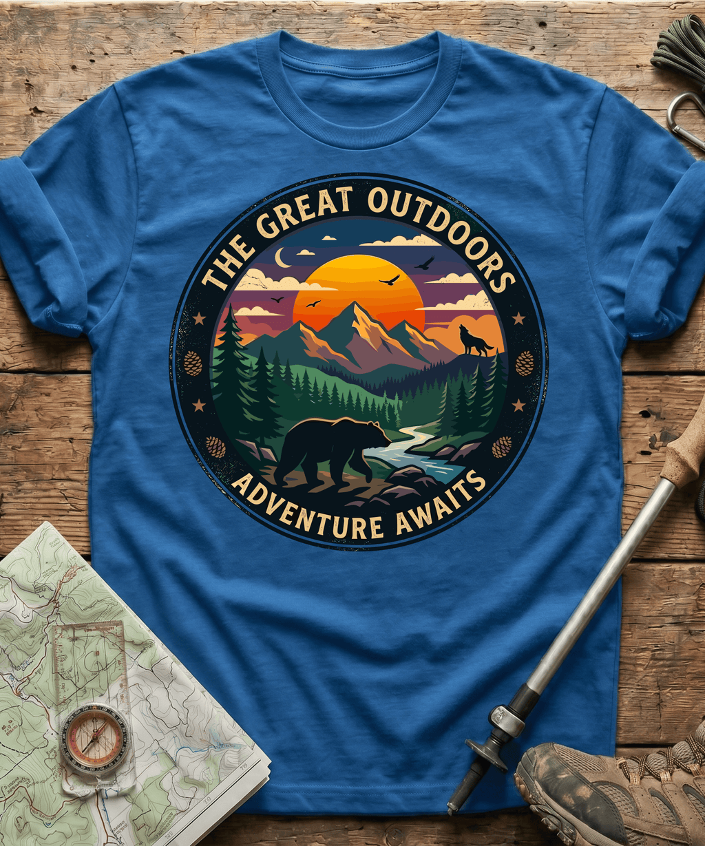 The Great Outdoors Adventure Awaits T-shirt