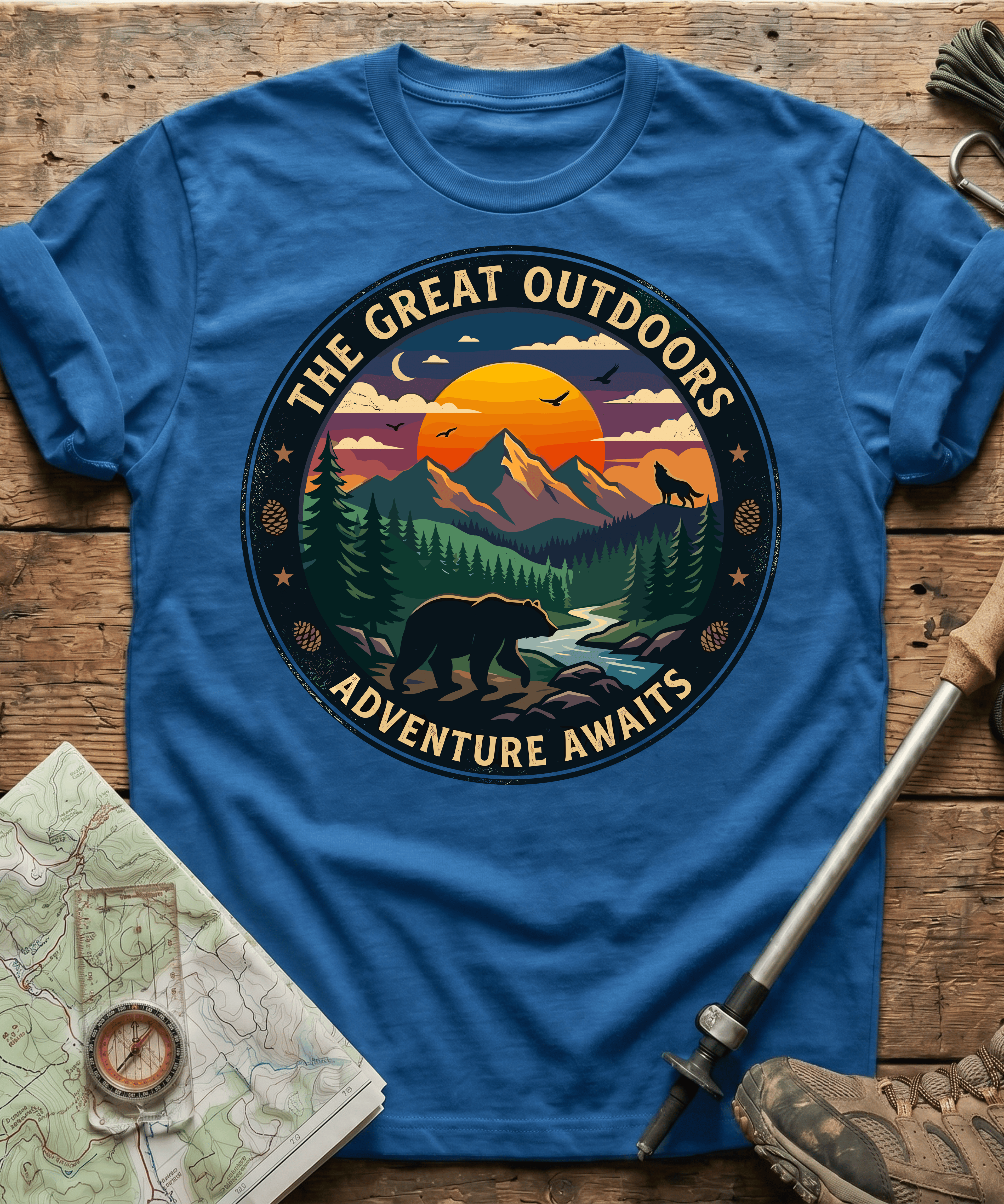 The Great Outdoors Adventure Awaits T-shirt