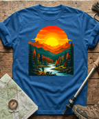 Scenic Wilderness Explorer Sunset T-Shirt