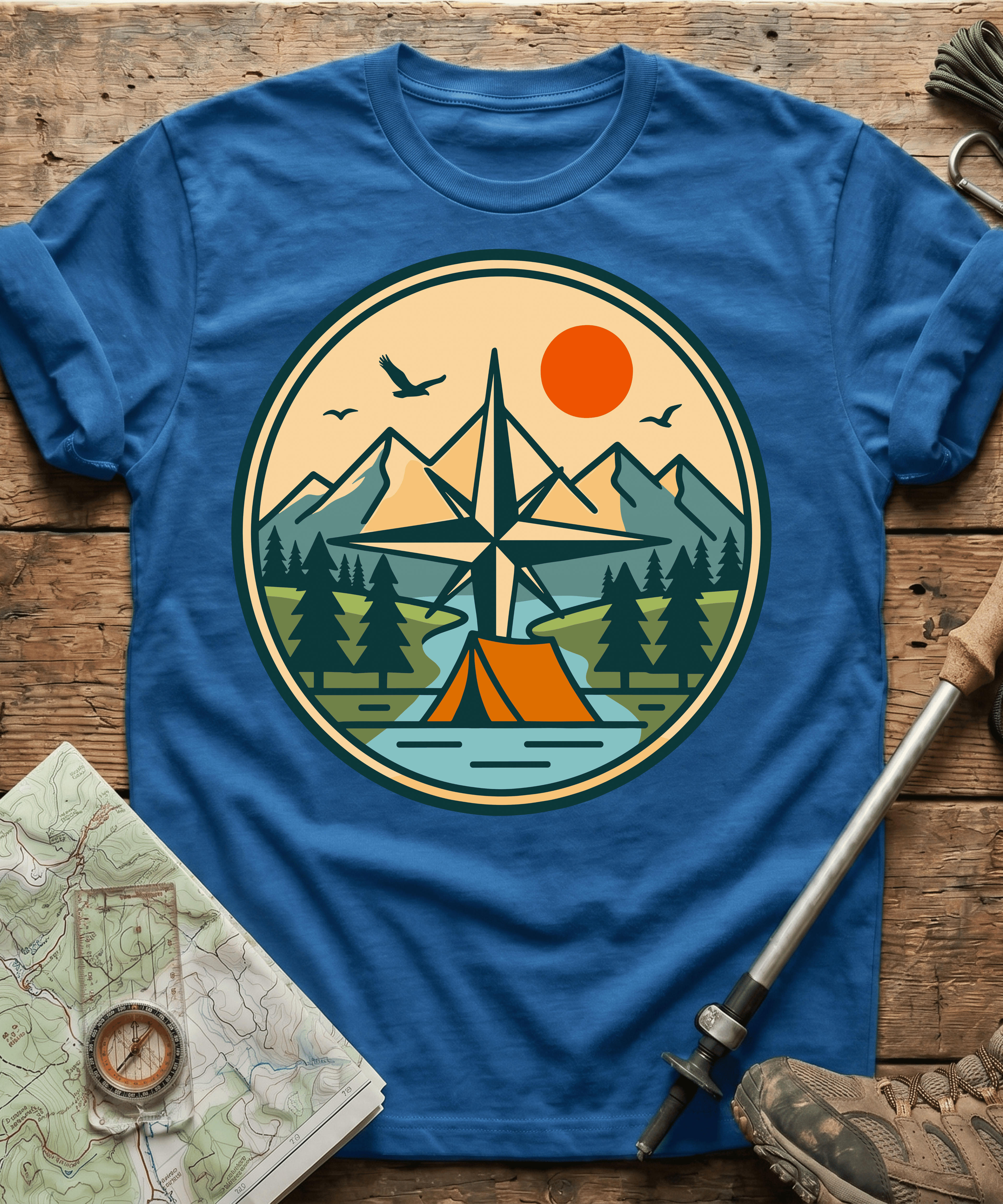 Explore More Camping Compass T-Shirt