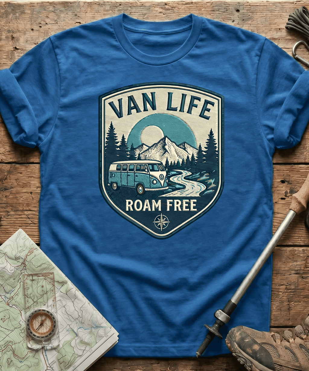 Van Life Roam Free T-shirt