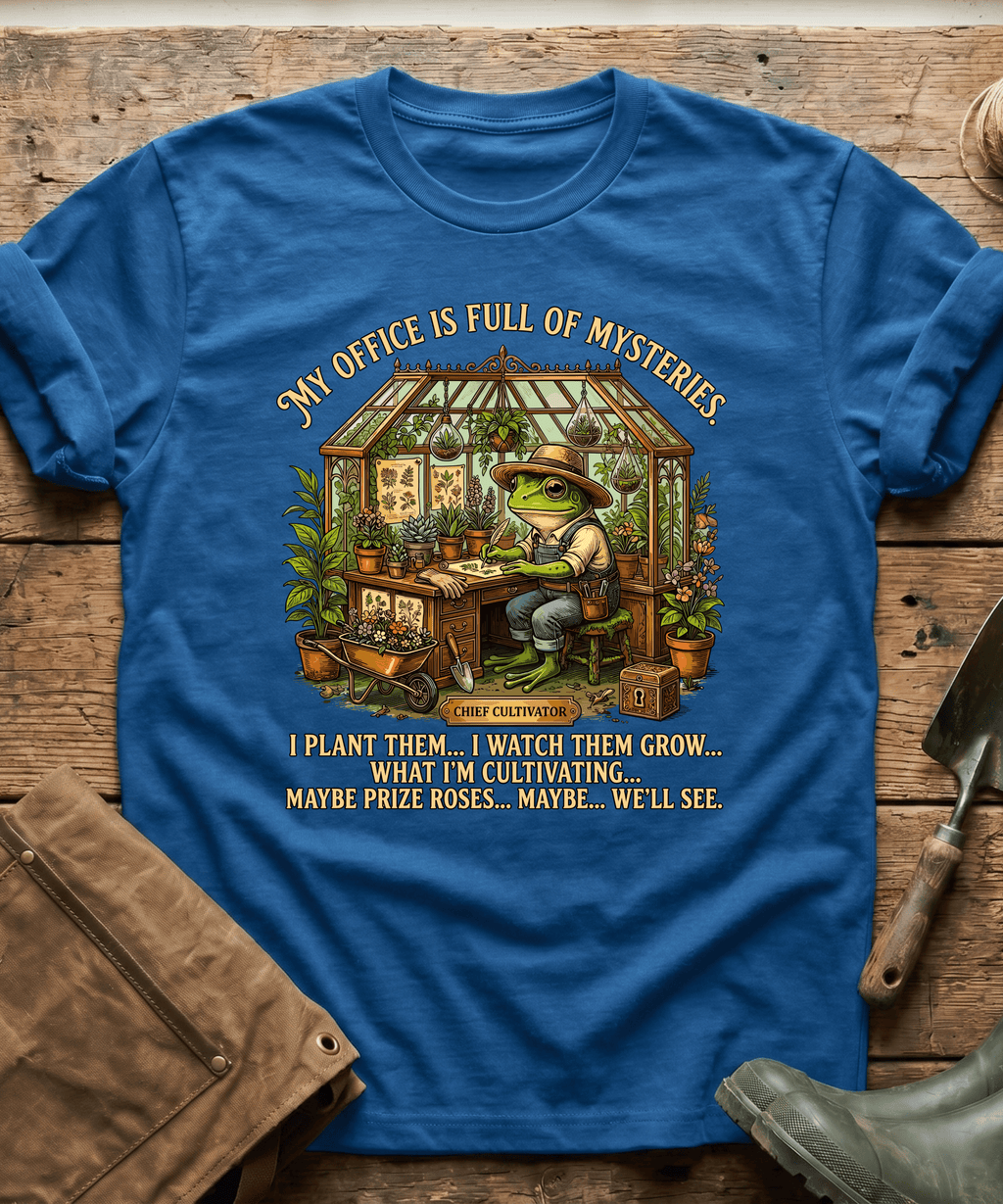 Chief Cultivator Office Full Of Mysteries T-Shirt