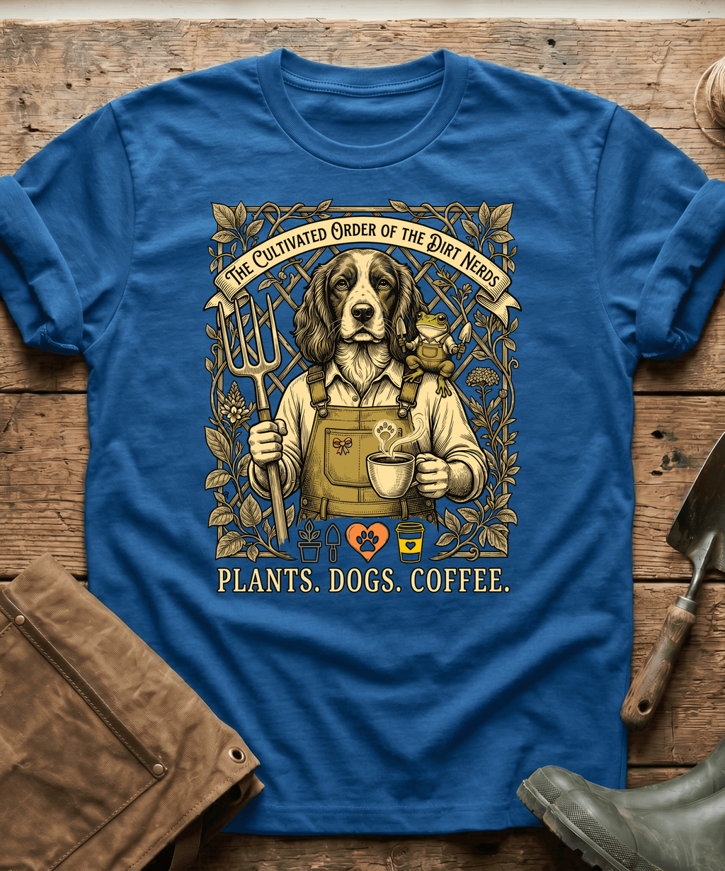 Cultivated Order Of Dirt Nerds Dog T-Shirt