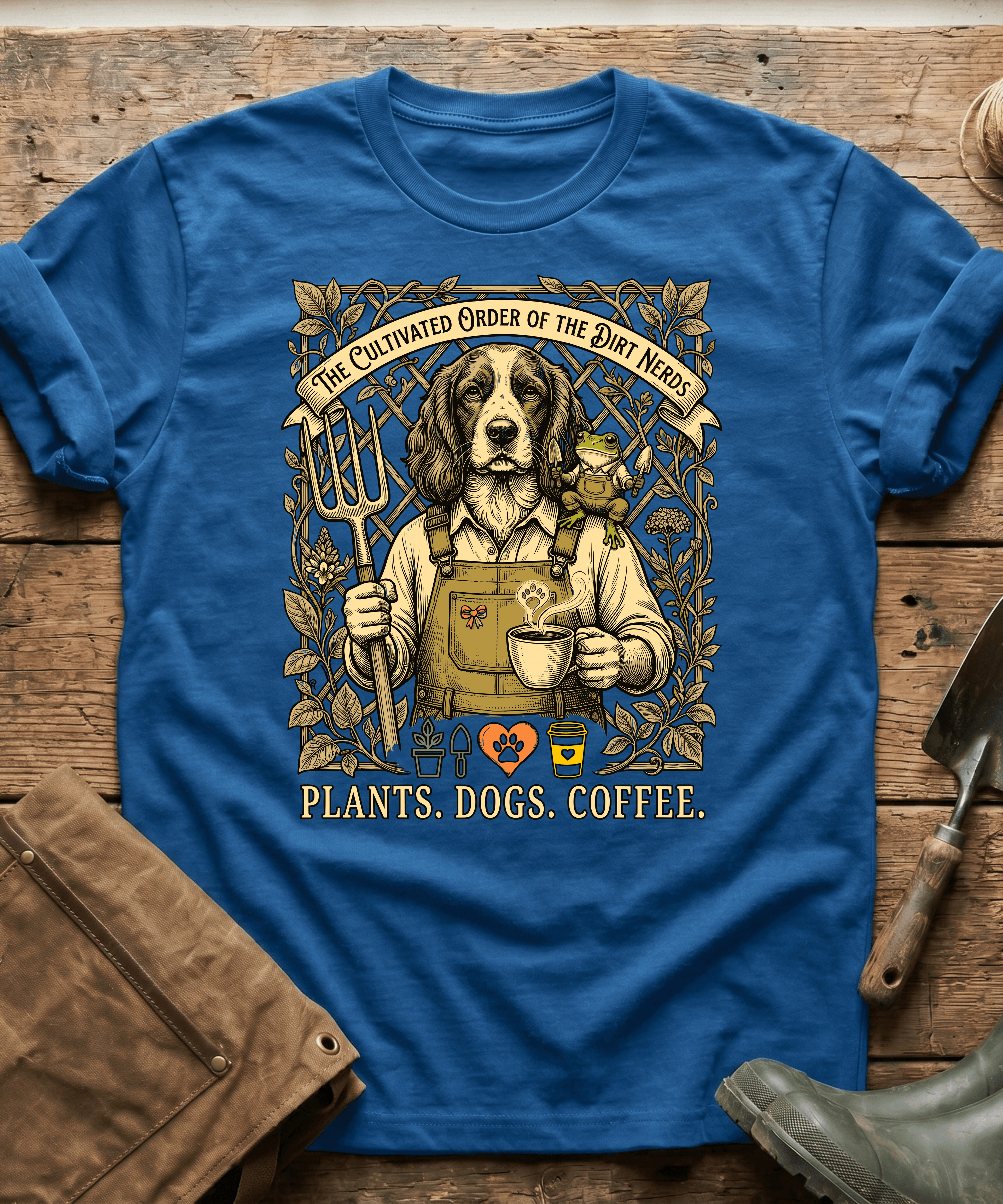 Cultivated Order Of Dirt Nerds Dog T-Shirt