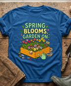 Spring Blooms Garden On T-Shirt