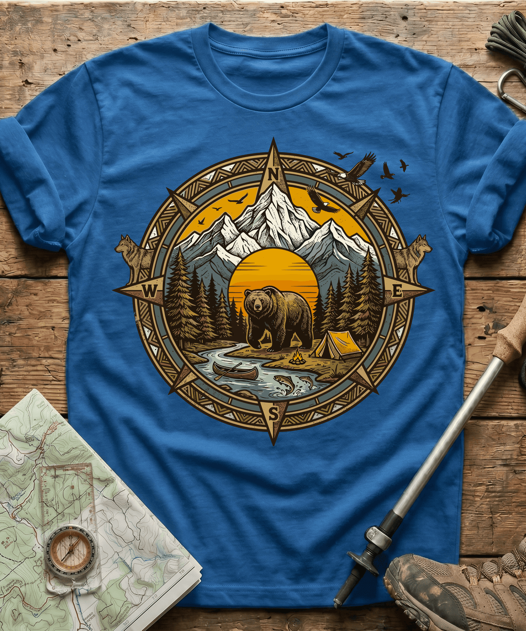Great Outdoors Adventure Compass T-Shirt
