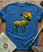 Geometric Elk Wilderness T-Shirt