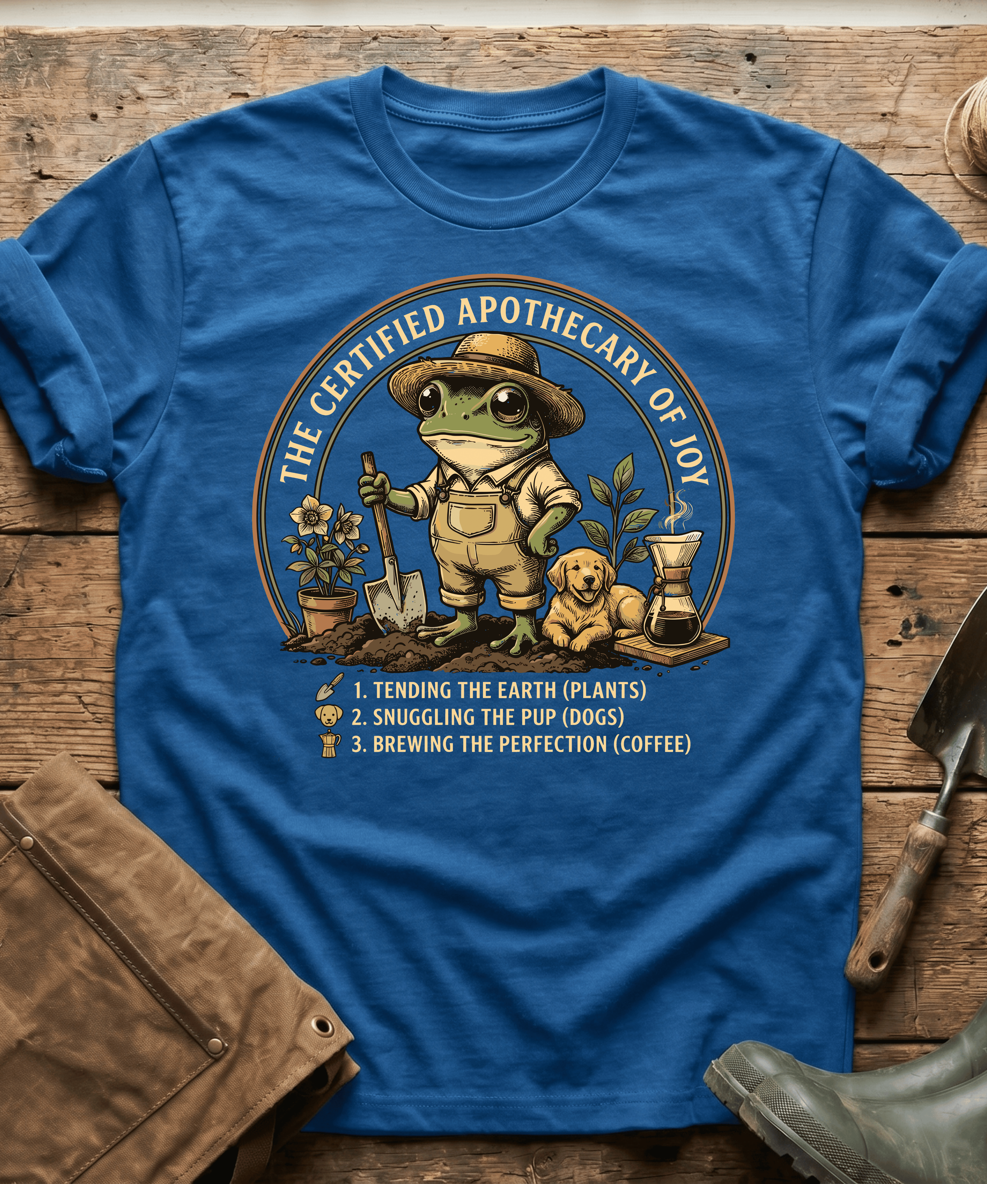 Certified Apothecary of Joy Frog T-Shirt