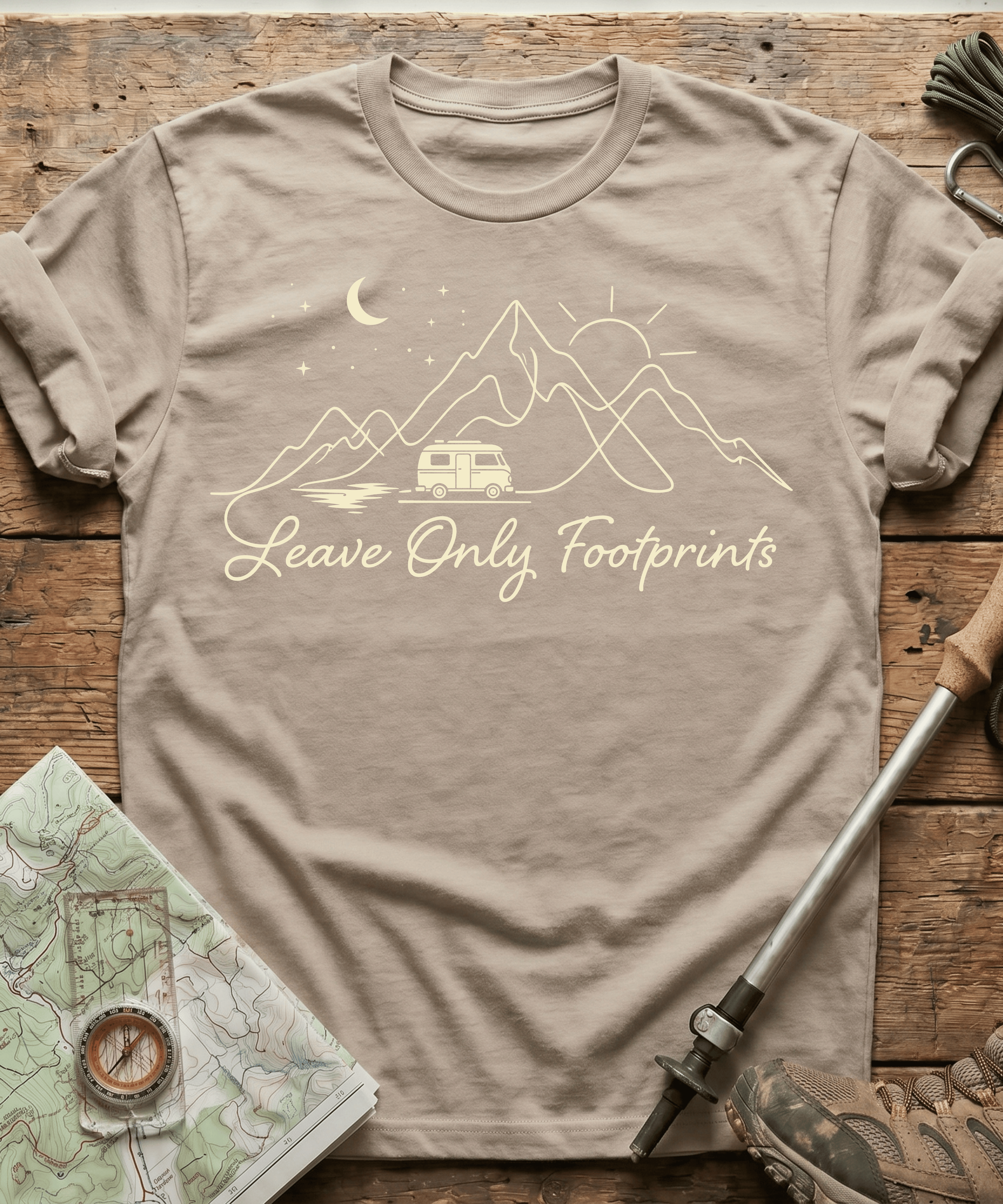 Leave Only Footprint T-shirt