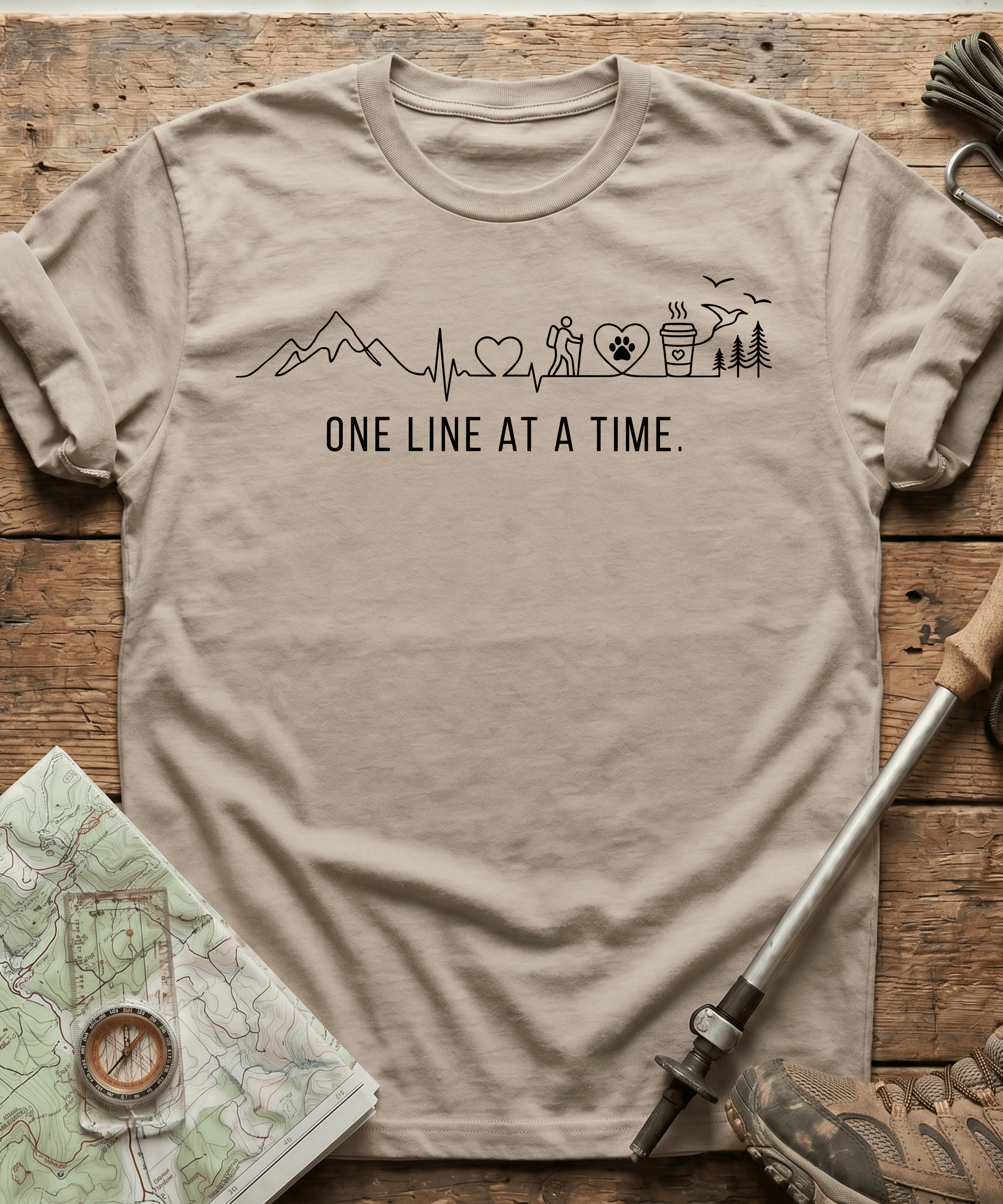 One Line At A Time T-shirt