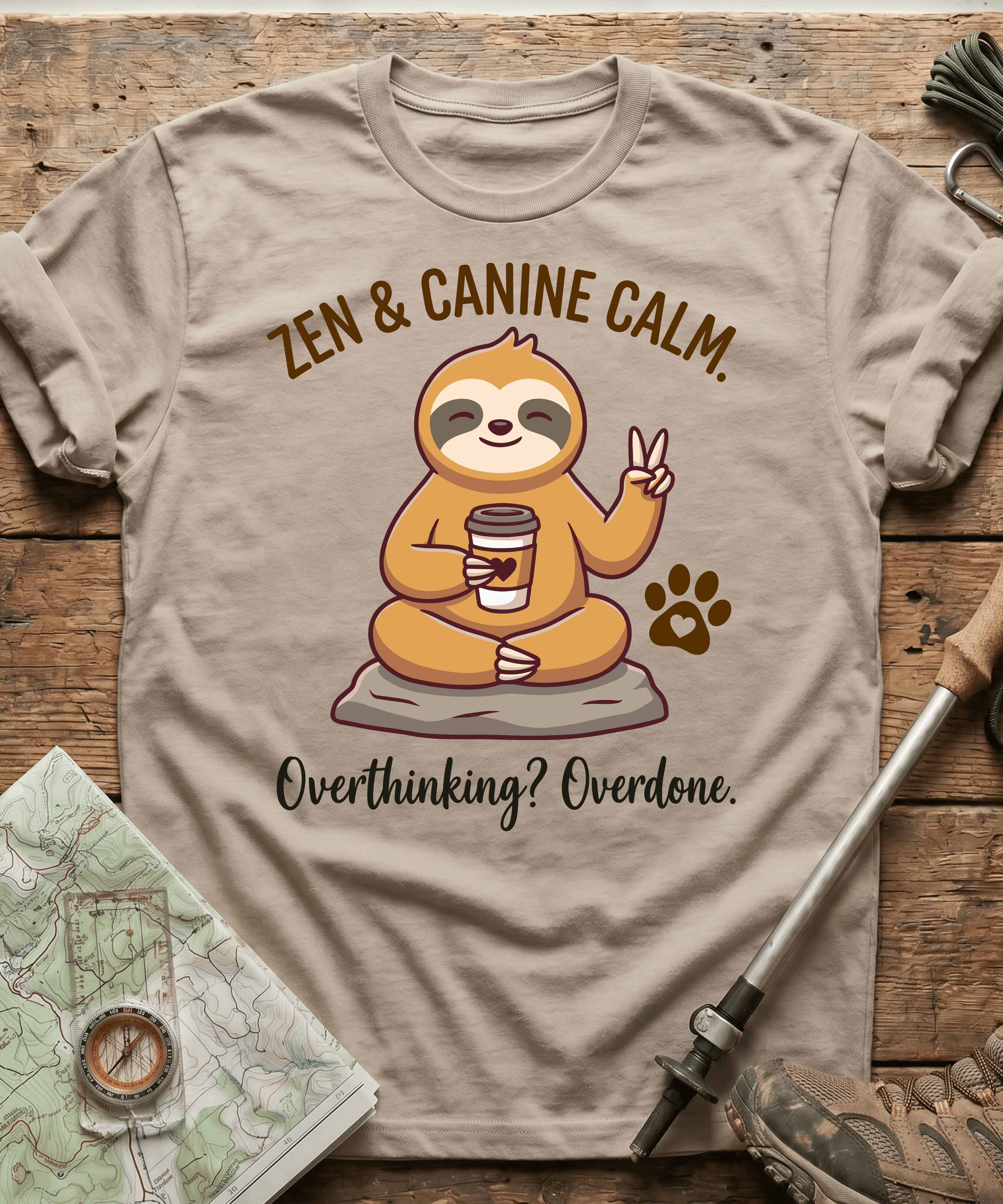 Zen And Canine Calm T-shirt