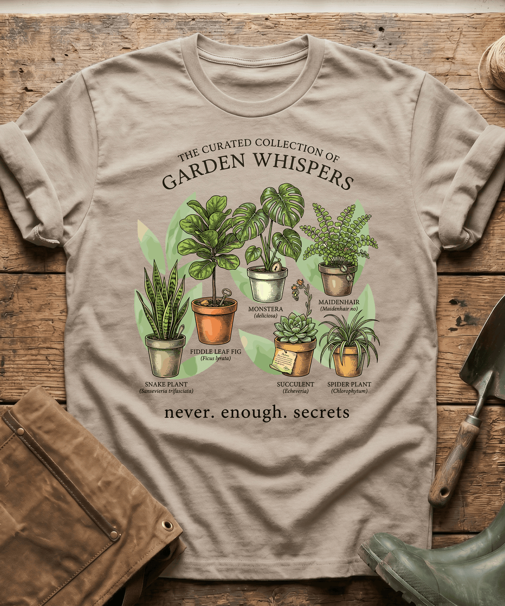 Garden Whispers Houseplants Collection T-Shirt
