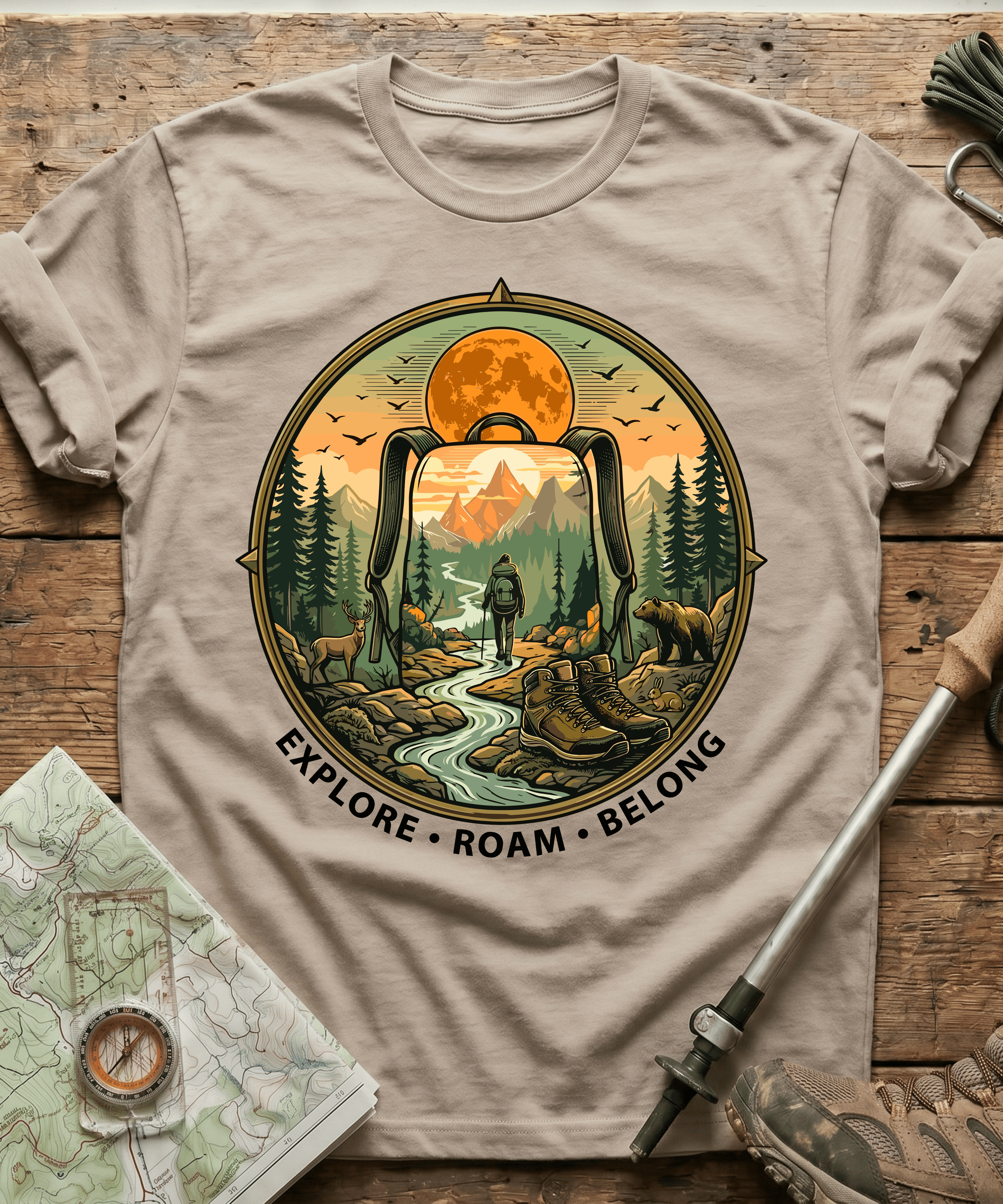 Explore Roam Belong T-shirt
