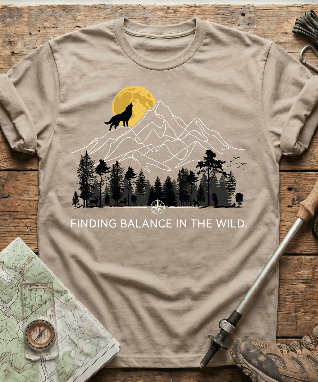 Finding Balance In The Wild T-shirt