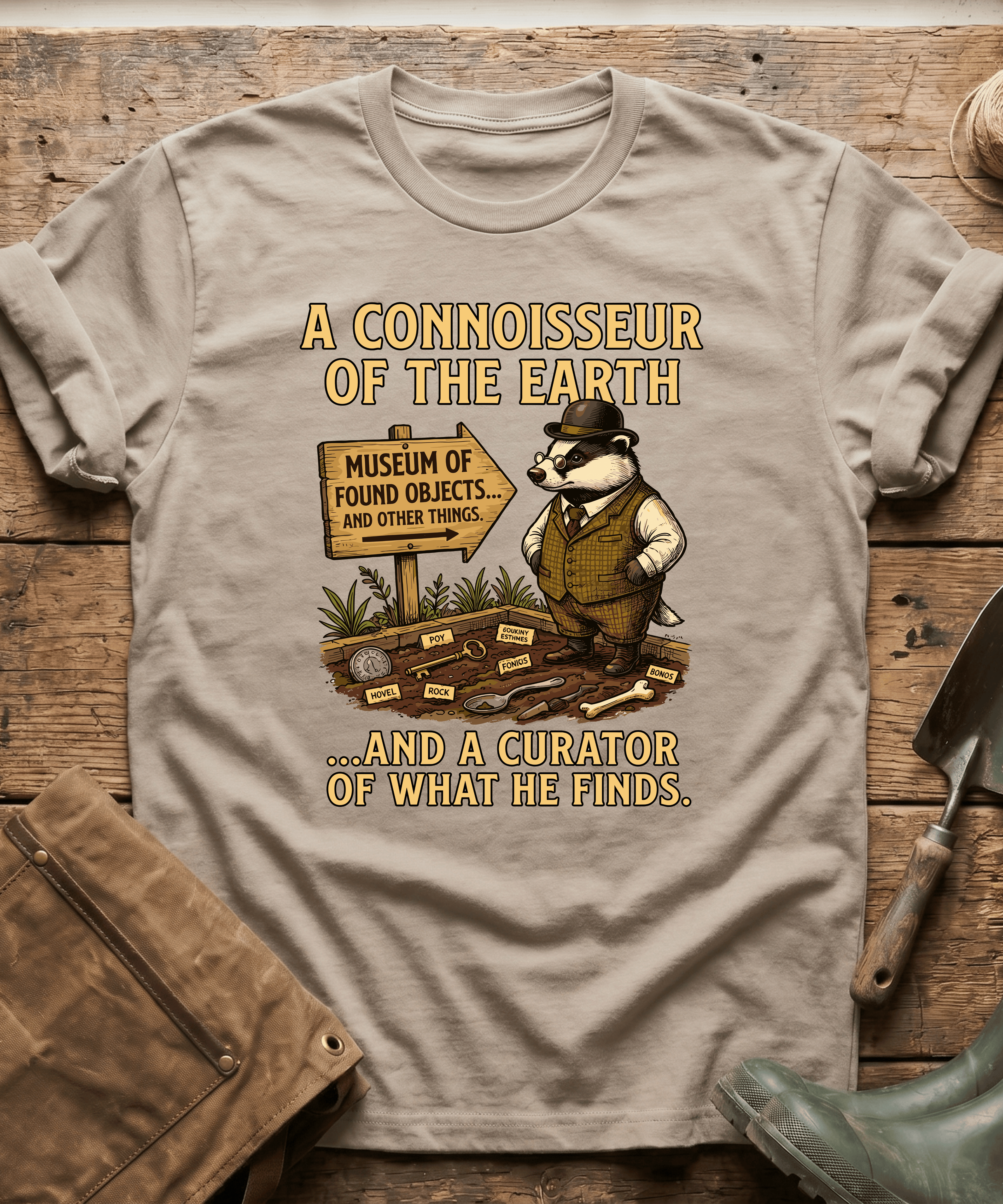 Connoisseur of the Earth Gardening T-Shirt