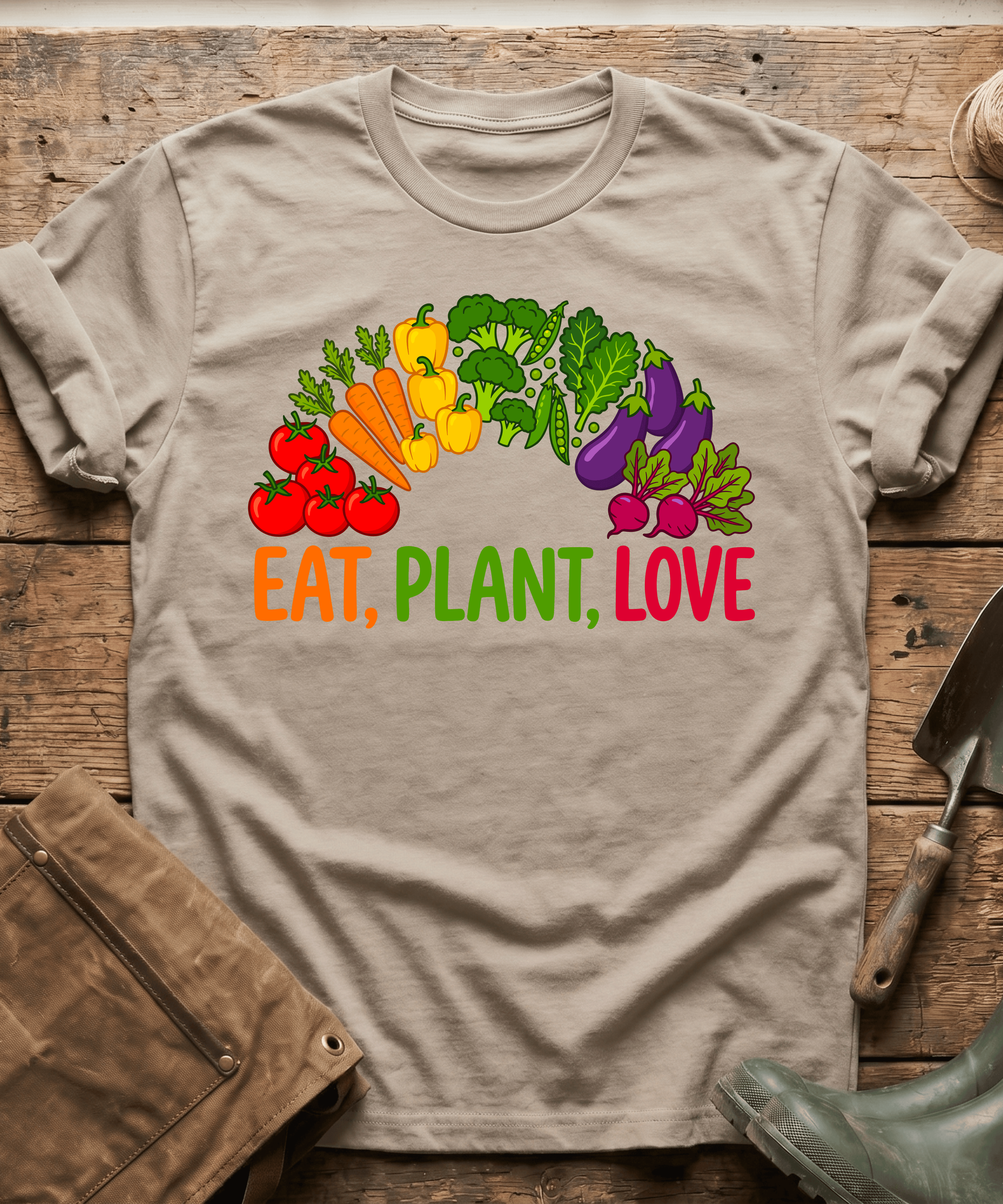 Eat Plant Love Gardening T-Shirt