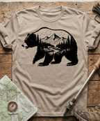 Minimalist Mountain Bear T-Shirt