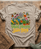 Plant Flowers Save The Bees Gardening T-Shirt