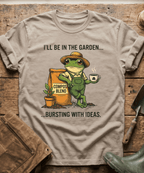 Bursting With Ideas Frog Gardener T-Shirt