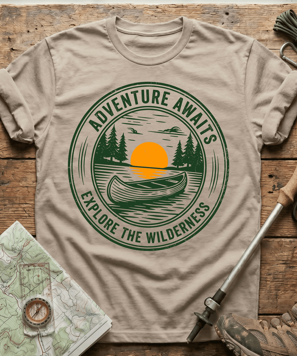 Adventure Awaits Explore The Wilderness T-shirt