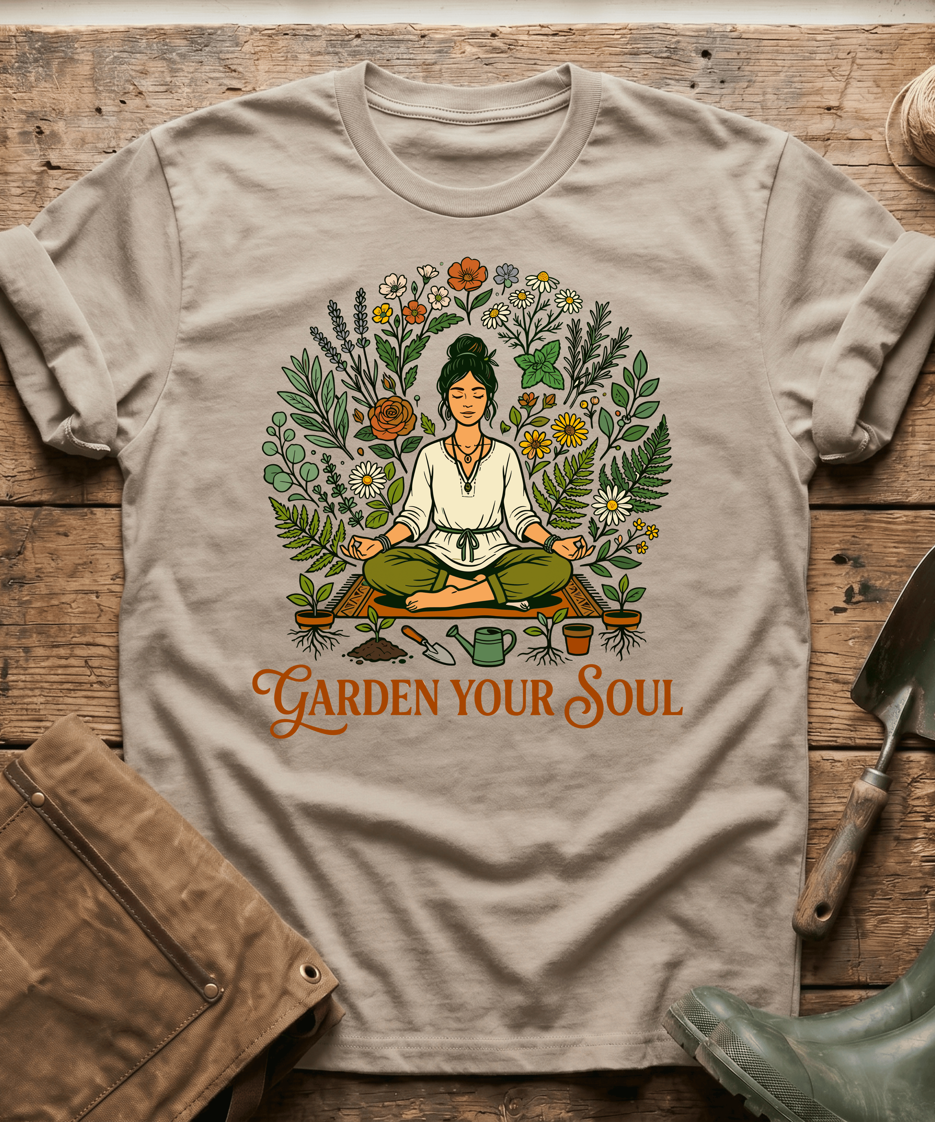 Garden Your Soul Meditation T-Shirt