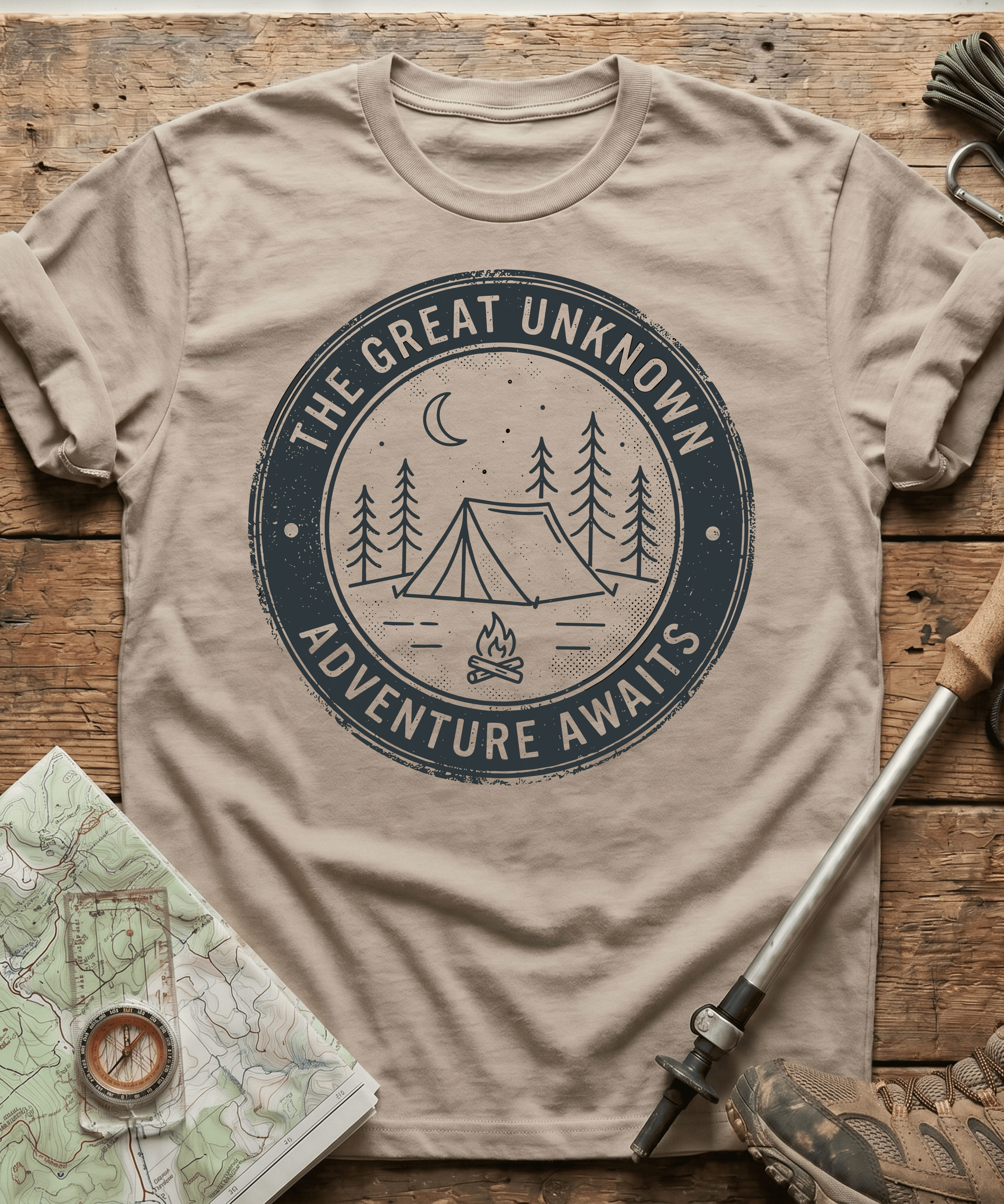 The Great Unknown Adventure Awaits T-shirt