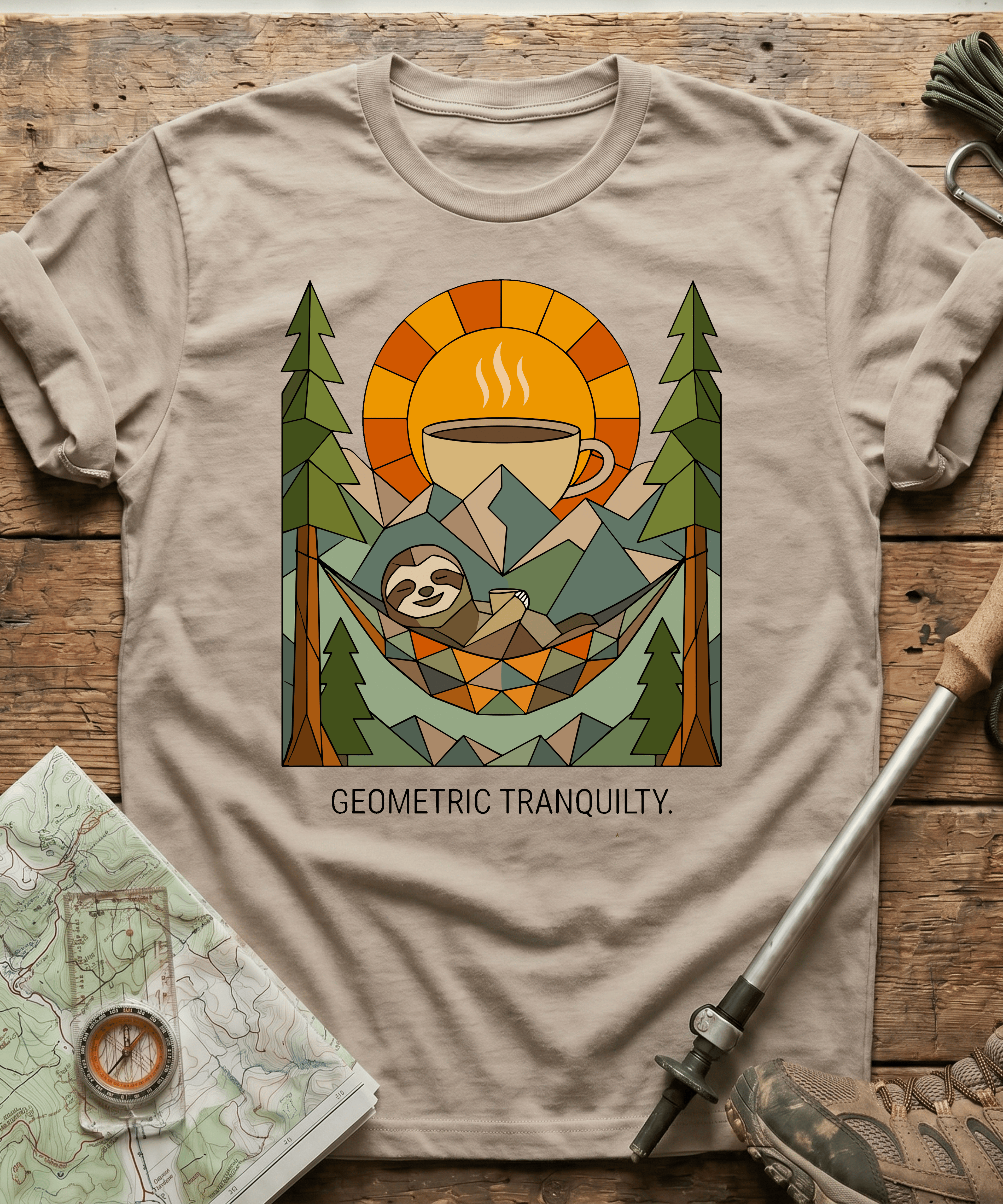 Geometric Tranquilty T-shirt