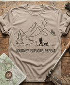 Journey Explore Repeat T-shirt