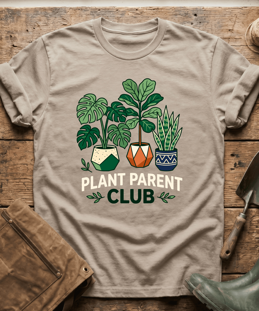 Plant Parent Club Houseplants Gardener T-Shirt