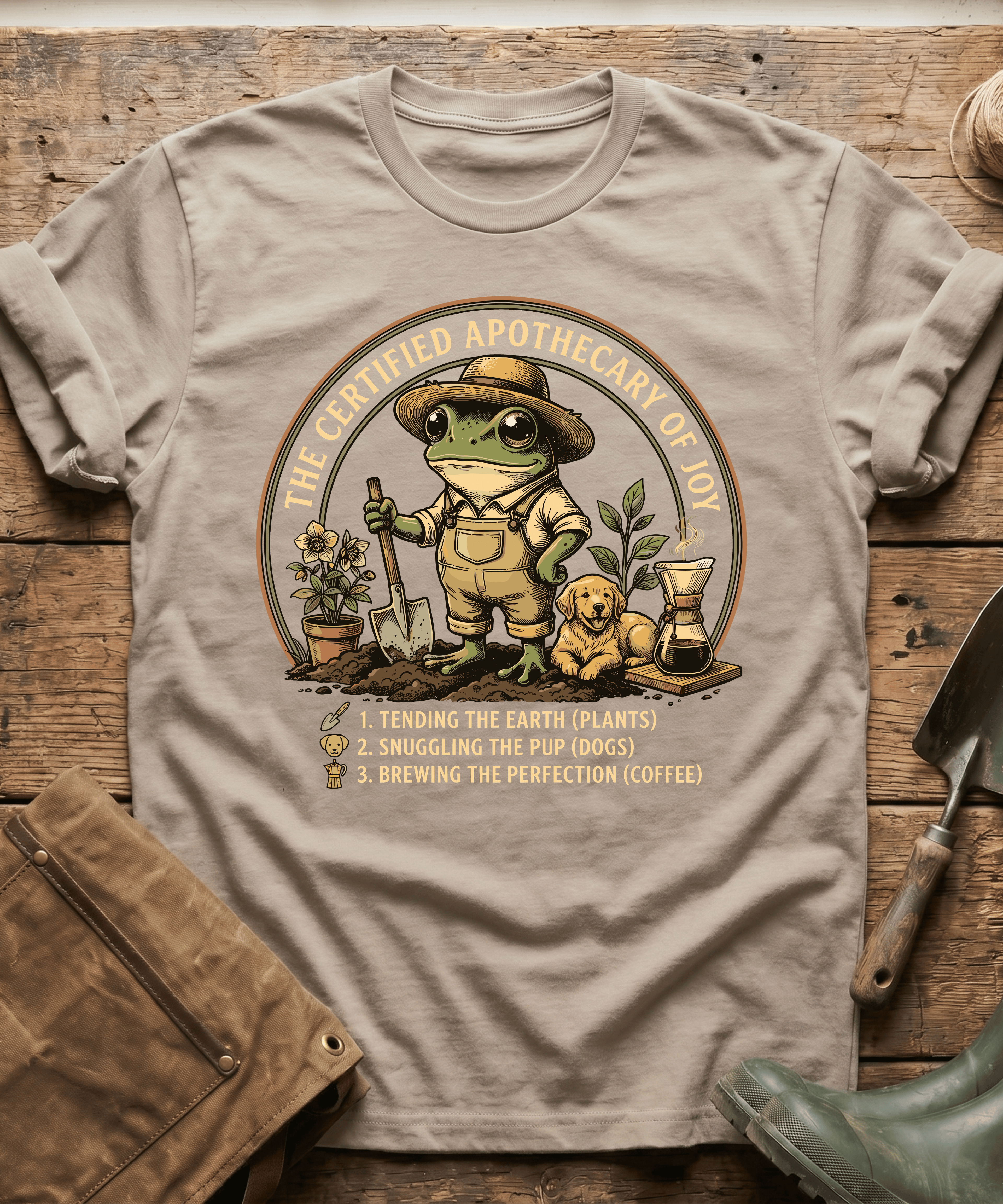 Certified Apothecary of Joy Frog T-Shirt