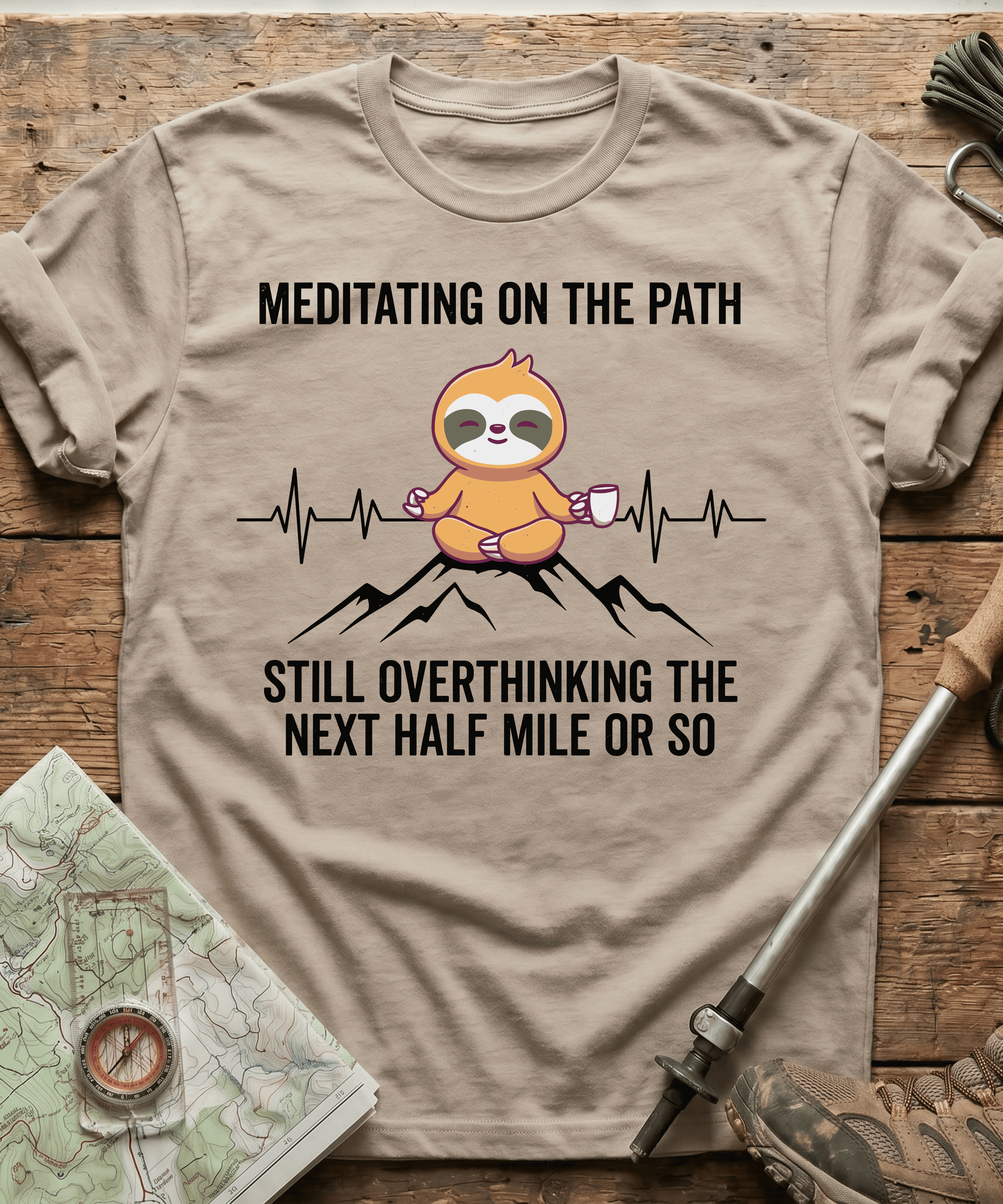 Meditating On The Path T-shirt