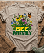 Bee Friendly Wildflowers Gardening T-Shirt