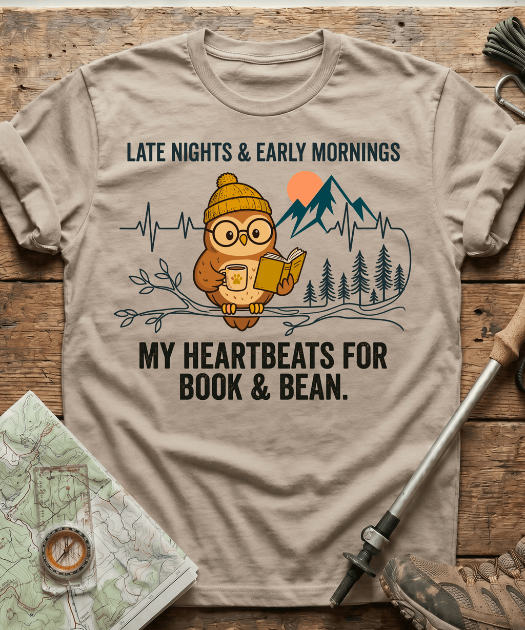 My Heartbeats For Book And Bean T-shirt