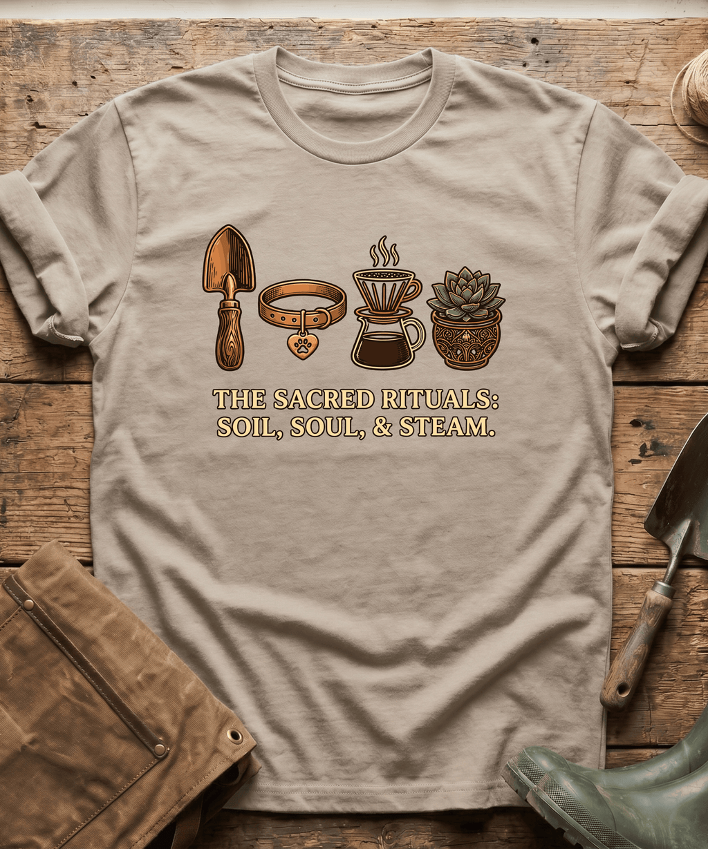 Sacred Rituals Soil Soul Steam T-Shirt