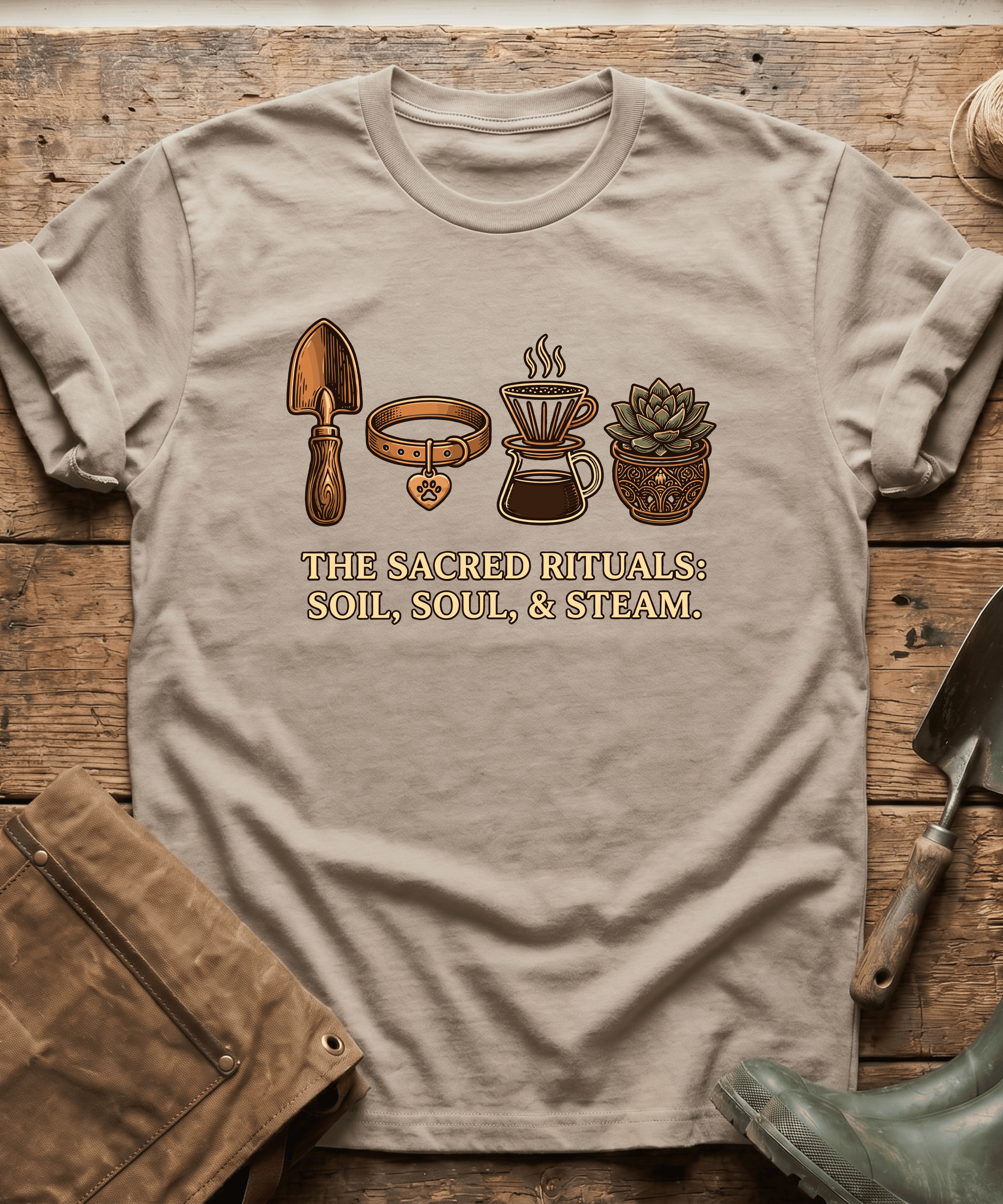 Sacred Rituals Soil Soul Steam T-Shirt