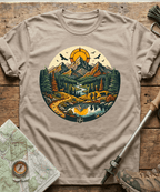 Wilderness Hiking Compass Trails T-Shirt