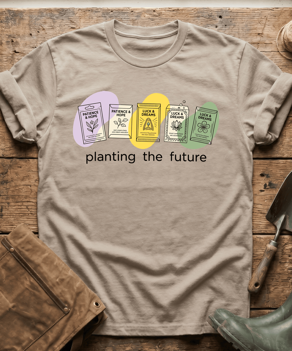Planting The Future Seed Packets T-Shirt