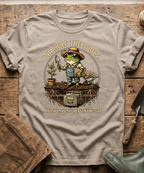 Secrets in the Soil Frog Gardener T-Shirt