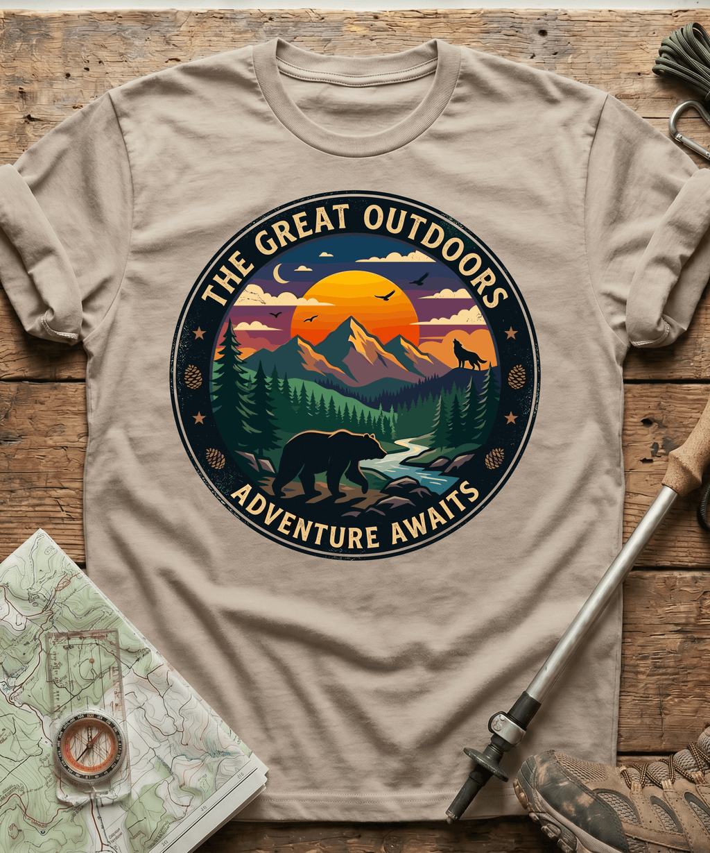 The Great Outdoors Adventure Awaits T-shirt