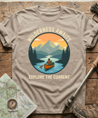 Wilderness Awaits Explore The Current T-shirt